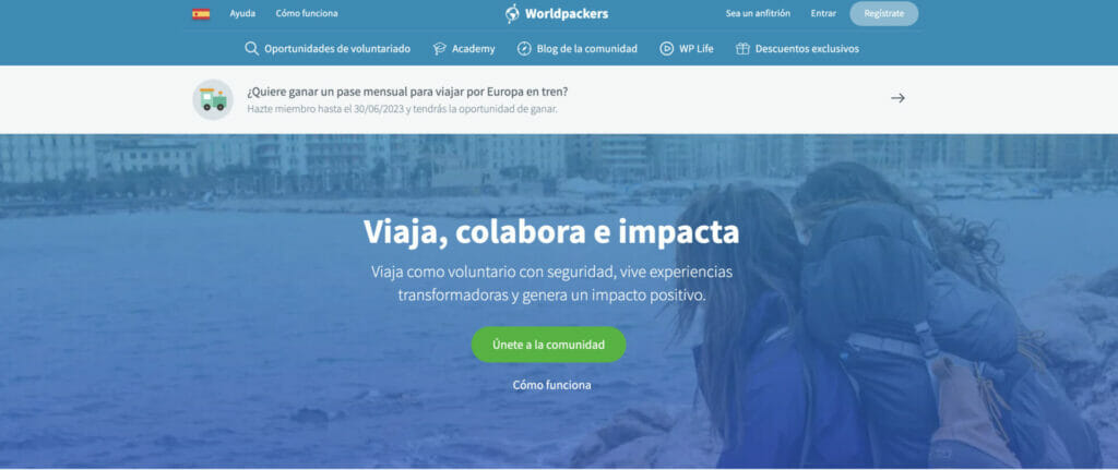 homepage worldpackers