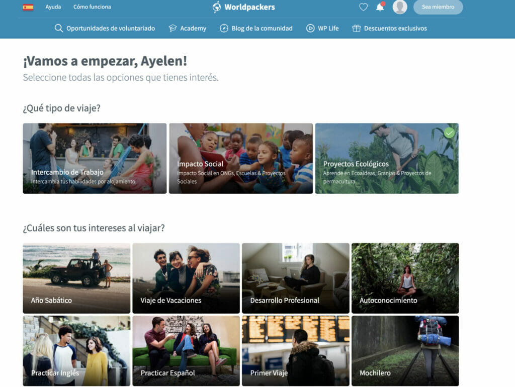 Worldpackers voluntariados