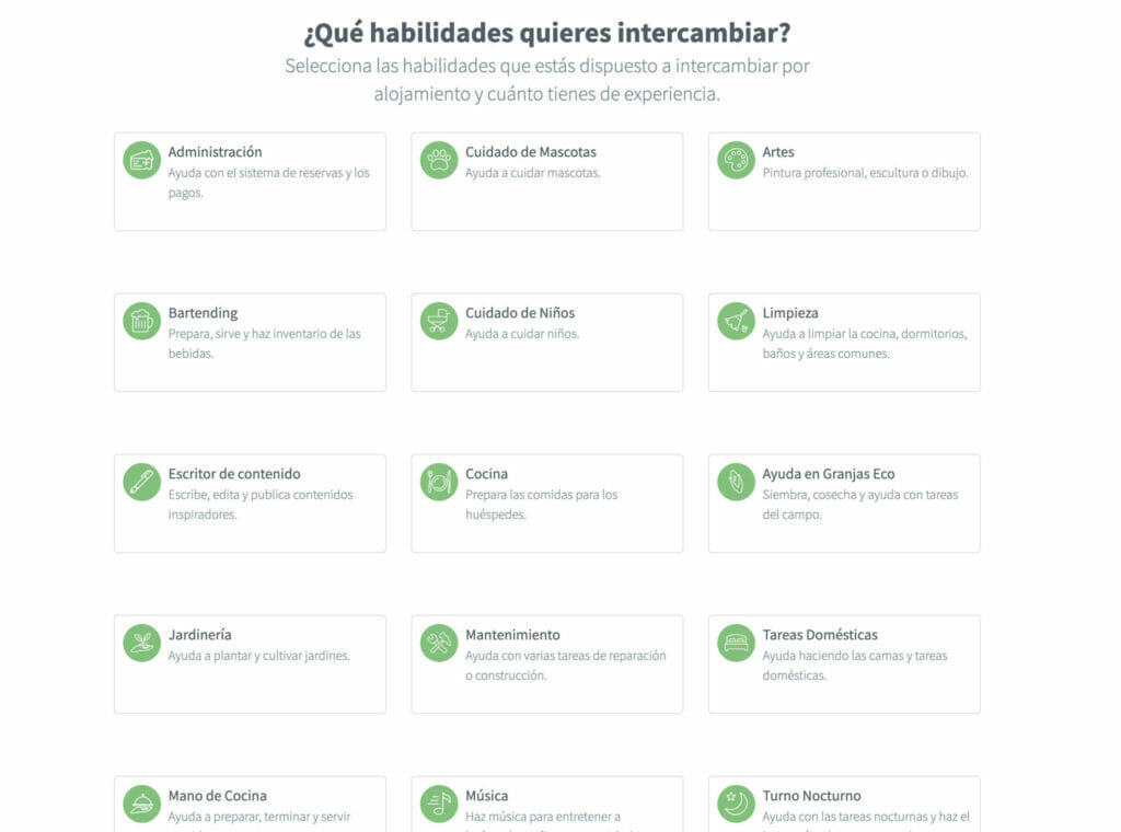 habilidades worldpackers